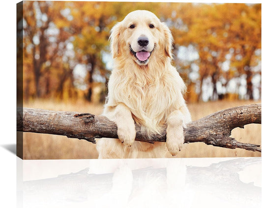 Skiennix Custom Canvas Prints - Personalized Photo Wall Art for Family & Pets | 40x28" Framed Gift
