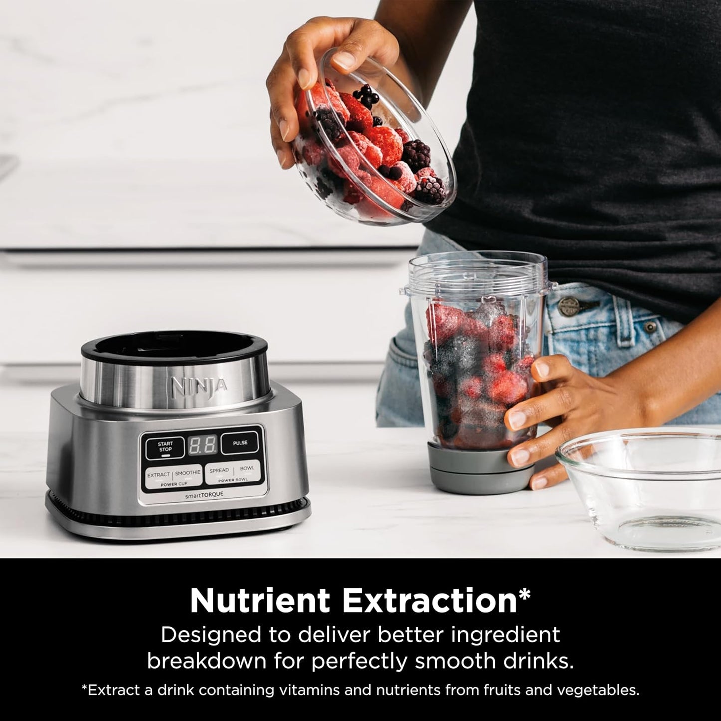 Ninja Blenders | Premium Smoothie Blender & Mixer - 1200W Motor for Sauces & Frozen Drinks | SS101 Foodi
