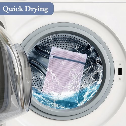 Durable Mesh Laundry Bags - 5-Pack Delicates Protector for Lingerie & Baby Clothes | 12x16 Inch