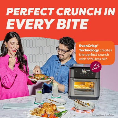 Instant Pot 10QT Air Fryer - 7-in-1 Multi-Cooker with EvenCrisp Technology & 100+ Recipes | Stainless Steel