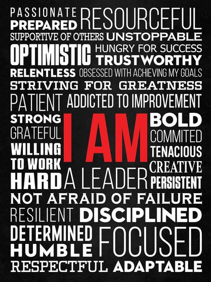 HoneyKICK Motivational Wall Art - Inspirational Office Poster | 12" W x 16" H, Unframed Decor for Bedroom & Gym