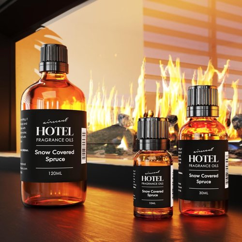AirScent Holiday Diffuser Oil - Premium Christmas Tree Fragrance for Ultrasonic Diffusers - 10ml Glass Dropper Bottle