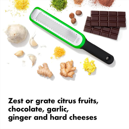 OXO Good Grips Zester & Grater - Precision Etched Design for Effortless Citrus & Cheese Grating