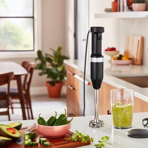 KitchenAid Hand Blender - Variable Speed Control for Perfect Blending | Matte Black Finish