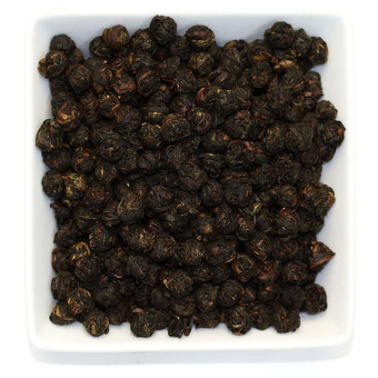 Tealyra - Lychee Black Dragon Pearls - Exotic Sweet Black Loose Leaf Tea - Medium Caffeine - All Natural - 110g (4-ounce)