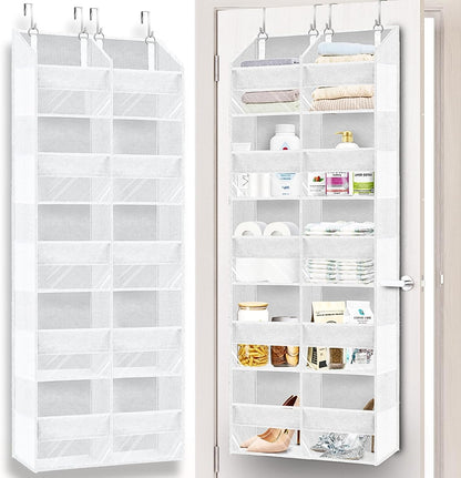 Over The Door Organizer - Skiennix 5-Tier Extra Large Storage Solution | 10 Compartments for Toys, Shoes & More