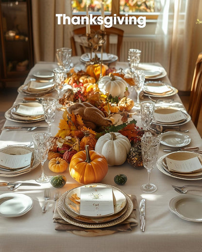 Pureegg Disposable Plastic Tablecloths - 10 Pack, 54 x 108 Inch, Leakproof & Sturdy for Parties, Weddings, Thanksgiving - Beige & Cream