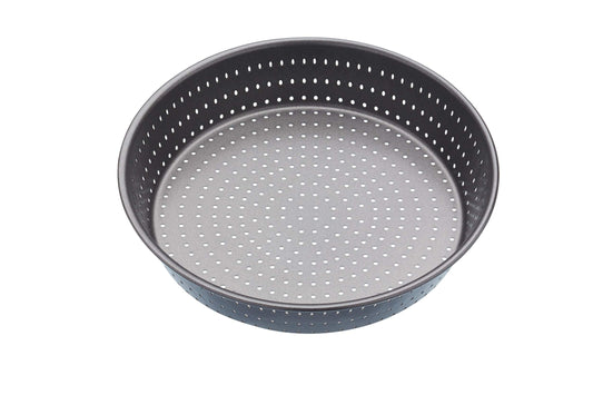 MasterClass Master Class Crusty Bake Non-Stick 23cm Fluted Round Flan/Quiche Tin, Grey