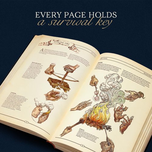 HUNGRY MINDS The Book + Octopolis Puzzle - Ultimate Guide to Rebuilding Civilization | 400+ Pages of Engaging Illustrations