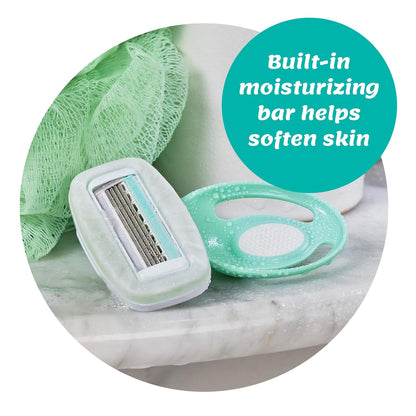 Schick Intuition Go Disposable Razor - Women's Travel Razor for Sensitive Skin with Organic Aloe | 1ct