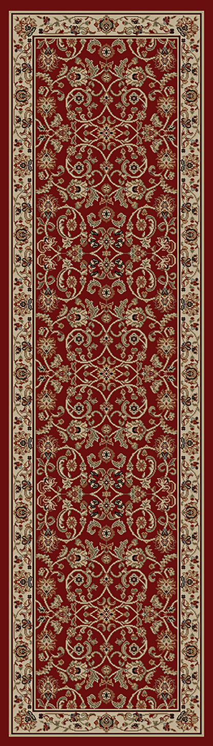 Mayberry Rugs Home Town Classic Keshan Area Rug, 2' x 12', Claret