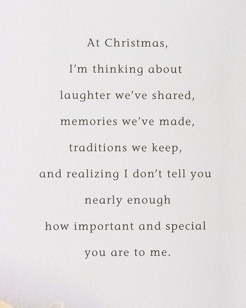 American Greetings Christmas Card - Festive Ornaments & Pine Branches | Perfect Holiday Greeting for Friends