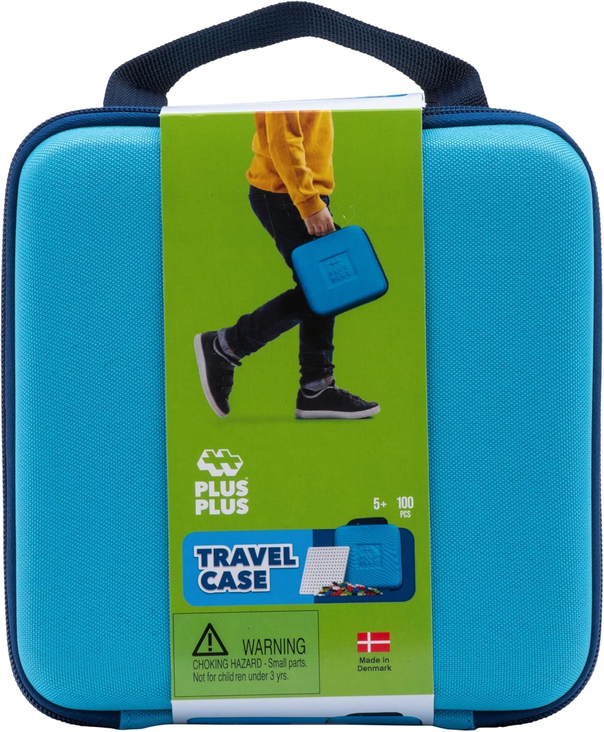 Plus Plus Building Set - 3D Open-Ended STEM Toy for Kids with Travel Case & 100 Mini Pieces