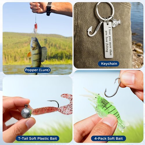 Fishing Advent Calendar 2025 - 24-Day Countdown with Telescopic Landing Net, Fish Gripper & Rod Holder