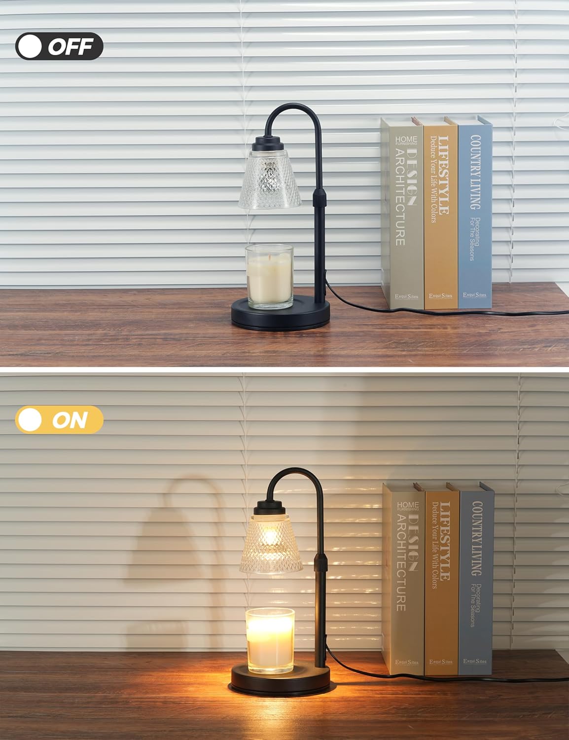 Skiennix Candle Warmer Lamp - Timer & Dimmer Feature | Perfect Birthday Gift for Mom & Friends