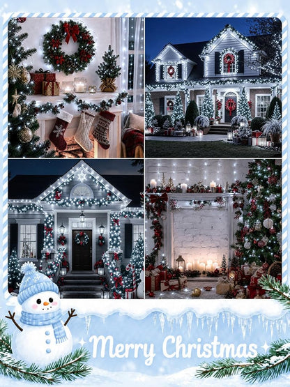 4 Pack 50 LED Battery Operated Fairy String Lights 16.4 ft Cool White - Variation: Cool White+4PK