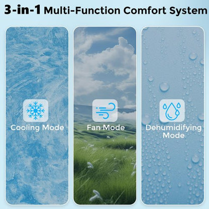 Electactic Window Air Conditioner 6,000 BTU, Window Type AC Unit with Cooling, Dry Mode, 4 Fan Speeds, 24-H Timer, Sleep Mode, Cooling for 250sq.ft Bedroom, Living Room, Office