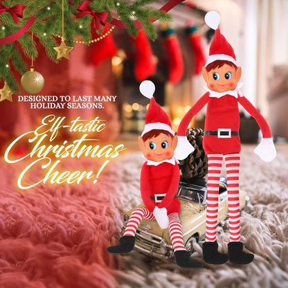Elfette Plush Toy - Christmas Elf Behaving Badly | Naughty Girl Doll | 12 Inches