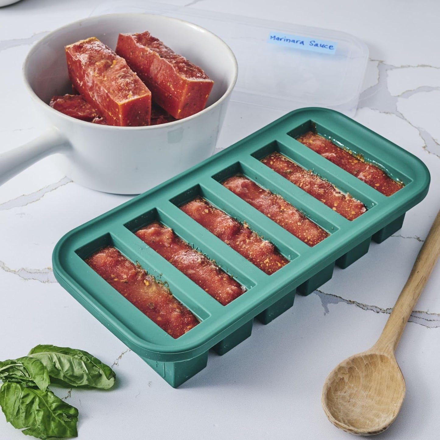Souper Cubes Silicone Freezer Molds - 1/2 Cup Portion Control for Soups, Sauces & Desserts | 2-Pack