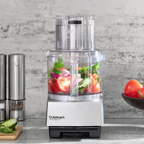 Cuisinart 11-Cup Food Processor - Dishwasher Safe with Slicing & Shredding Discs | Chrome Finish