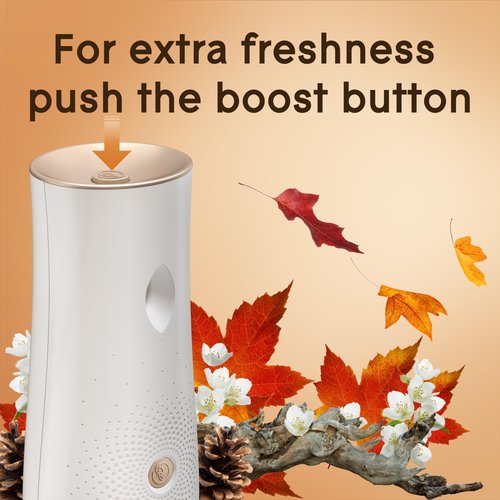 Glade Automatic Spray Refill and Holder Kit, Air Freshener for Home and Bathroom, Cashmere Woods, 6.2 Oz