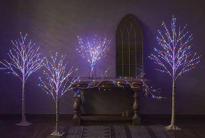 Birch Lighted Branches Battery Operated 100 Leds 8 Functions - Variation: Birch 8 Functions