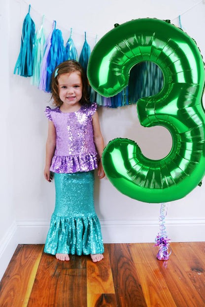 40 Inch Dark Green Number 4 Balloon by [Brand Name] | Perfect for Birthdays, Graduations & Weddings