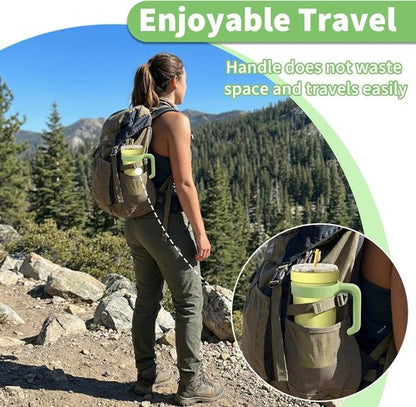 Frost Buddy 30 oz Tumbler Handle - Anti-Slip Travel Mug Grip for Easy Carry | Perfect for Outdoor & Office Use