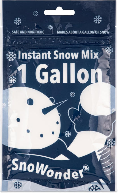 SNOWONDER Instant Fake Snow - Perfect for Cloud Slime | Makes 1 Gallon of Artificial Snow