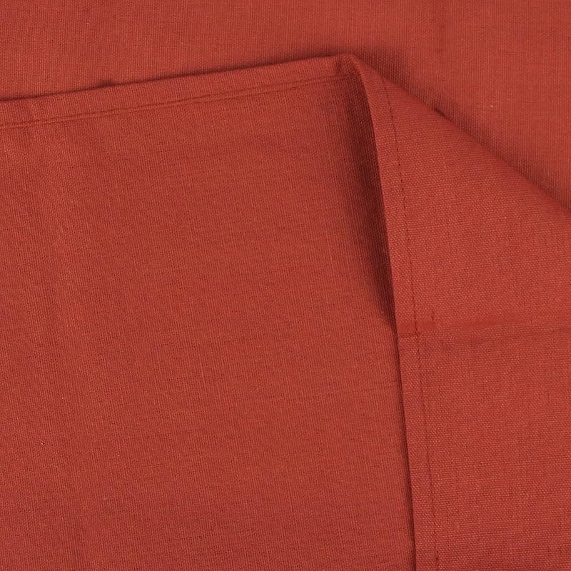 Cinnamon Solid Color Cotton-Blend Dinner Napkins Set of 12, 17 x 17 in