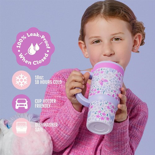 Ello Oasis 18oz Stainless Steel Tumbler - Stylish Insulated Design for Hot & Cold Beverages