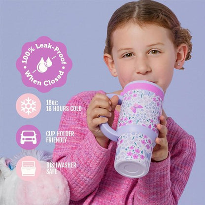 Ello Oasis 18oz Stainless Steel Tumbler - Stylish Insulated Design for Hot & Cold Beverages