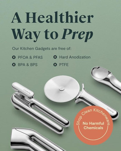 Caraway Vegetable Peeler - Ergonomic Non-Toxic Stainless Steel Kitchen Tool - Essential for Cooking