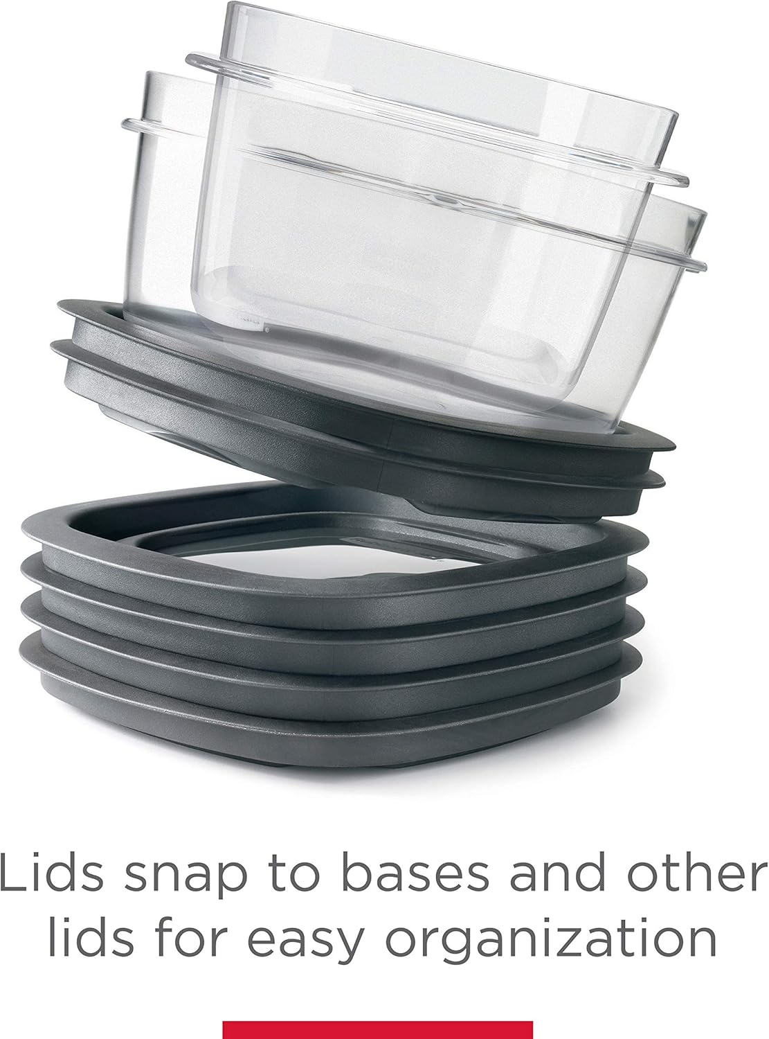 Rubbermaid Premier Food Storage Containers - 10 Piece Set | BPA-Free, Microwave & Dishwasher Safe, Grey