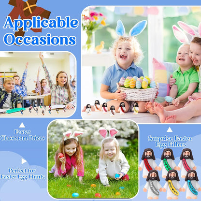 Bememo Mini Jesus Figures - 25 Pcs Original Design Toys for Sunday School & Baptism Gifts
