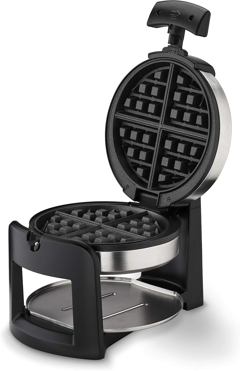 Cuisinart Belgian Waffle Maker - 1" Thick Round Waffles | Easy Flip Design, WAF-F30NAS