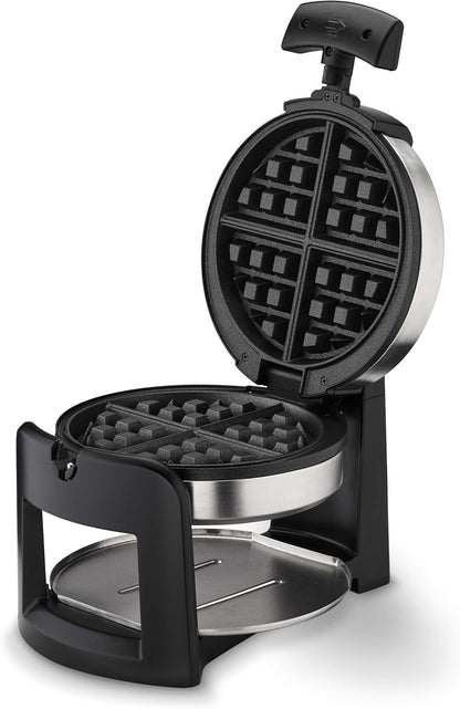 Cuisinart Belgian Waffle Maker - 1" Thick Round Waffles | Easy Flip Design, WAF-F30NAS