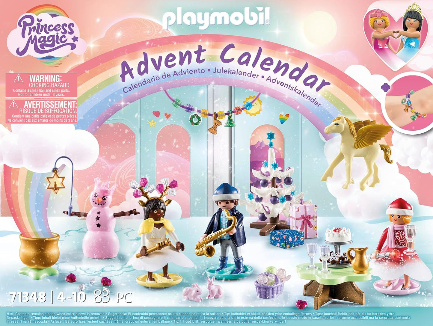Playmobil Advent Calendar - Magical Christmas Under The Rainbow | Festive Holiday Fun