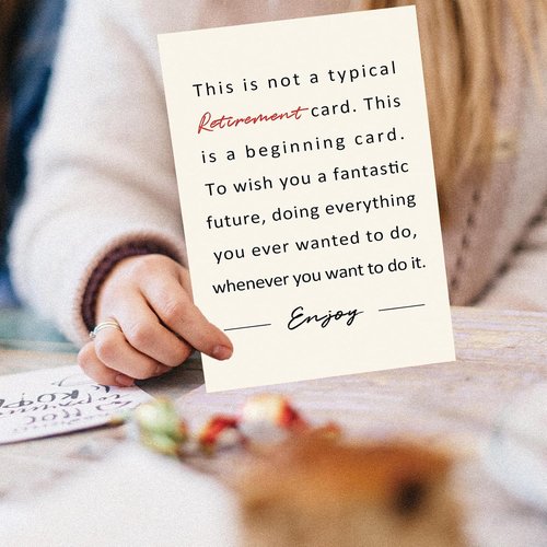 Funny Retirement Card for Women Men, Best Farewell Gifts for Coworkers, Coworker Leaving Card, Happy Retirement Gifts for Retired Friends Boss Teachers Nurses Dad Mom