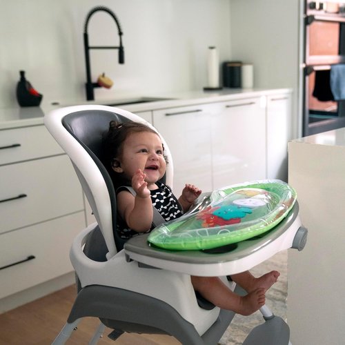 Baby Einstein 2-in-1 Water Mat - Portable Tummy Time Activity Play Gym for Newborns & Up