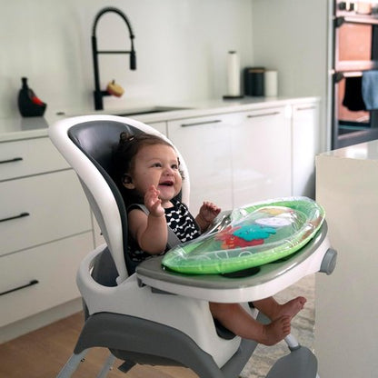 Baby Einstein 2-in-1 Water Mat - Portable Tummy Time Activity Play Gym for Newborns & Up