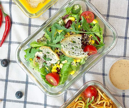MCIRCO 10-Pack Glass Food Storage Containers - Airtight Meal Prep Bento Boxes | Microwave & Oven Safe