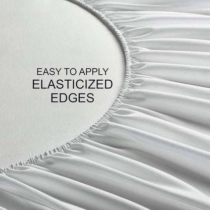 PURE BAMBOO King Mattress Protector - Waterproof, Breathable & Noiseless Cover for Moisture & Stain Protection