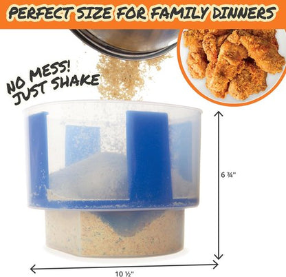 Cook's Choice Better Breader Bowl - All-in-One Mess-Free Batter Station for Meat, Fish & Veggies - Made in the USA