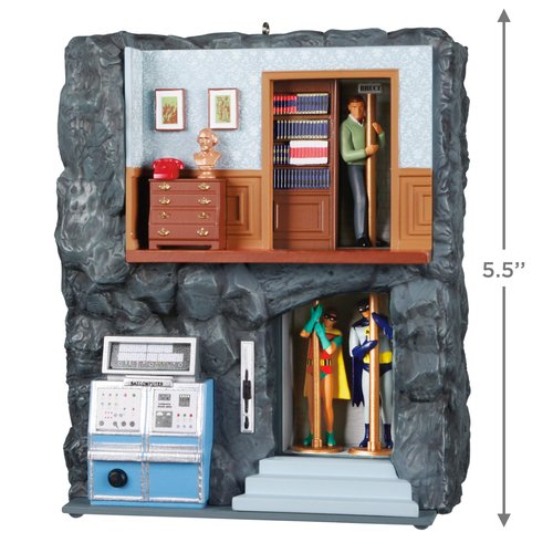 Hallmark Keepsake Christmas Ornament, Batman The Classic TV Series To the Batcave! With Light, Sound and Motion, Super Hero Gifts