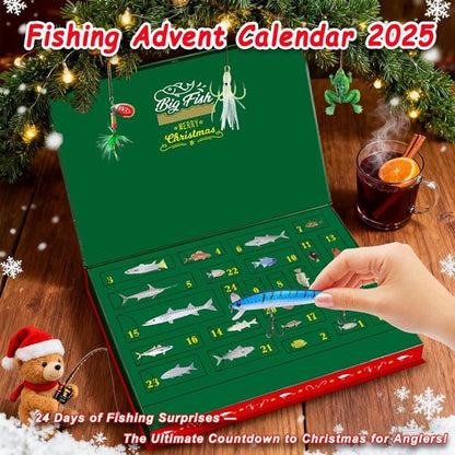 Fishing Advent Calendar 2025 - 24-Day Countdown for Men & Teens | Perfect Christmas Gift
