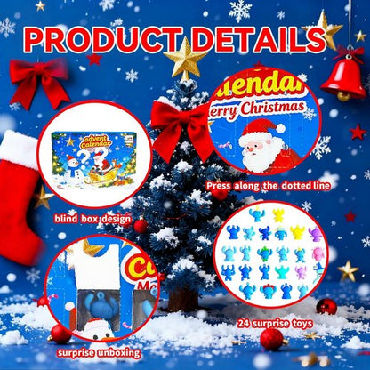 2025 Accessories Advent Calendar - 24 Days of Festive Surprises for Christmas Countdown