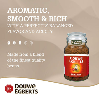 Douwe Egberts Aroma Rood Instant Coffee, 200G Jar