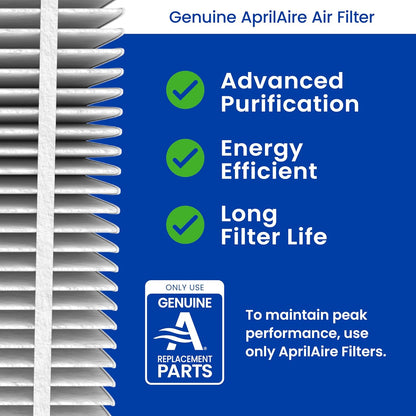 AprilAire 113 Replacement Filter - MERV 13 Whole House Air Purifier Filter, 16x20x4 (Single Pack)