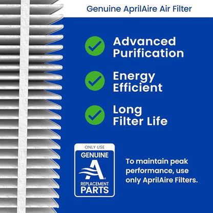 AprilAire 213 Replacement Filter - MERV 13 Whole House Air Purifier Filter, 20x25x4 (Single Pack)